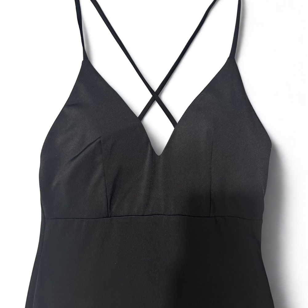 Windsor Black Midi Dress Little Black Dress - Picture 3 of 6
